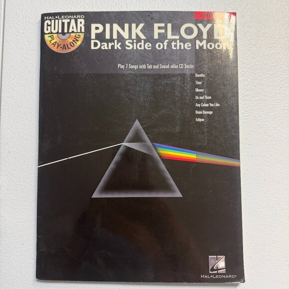 Pink Floyd Dark Side of the Moon Guitar Play-Along Book (Hal Leonard Edition) - Picture 1 of 2